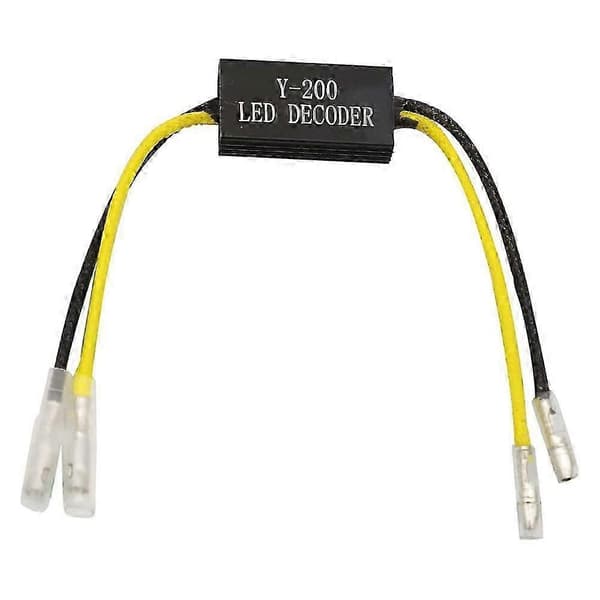 12V Motorsykkel LED Lastmotstand LED Dekoder for Motorsykkel Scooter-JK 27 ABS Plastic