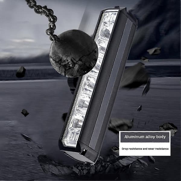 Front LED Light for Electric Scooter 4000mAh Waterproof Flashlight USB Charging Bicycle Light Black
