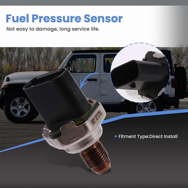 Drivstofftrykksensor for Romeo Stelvio 68212572AB 10PP12-01 Black Silver