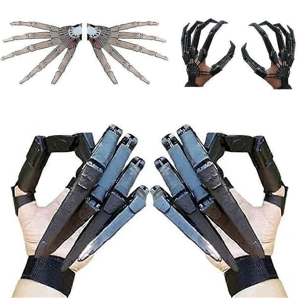 1 st ledade fingerhandskar flexibla roliga kostymfest spökkloproppar handmodell -3