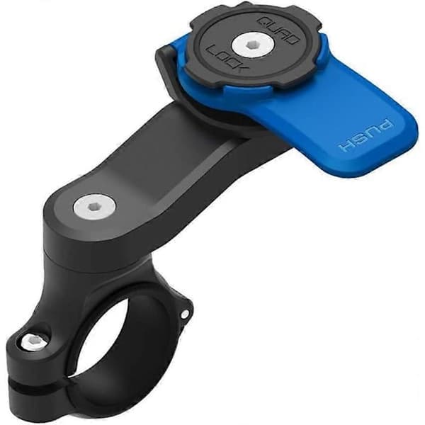 Quad Lock Motorcycle Phone Mount for iPhone & Samsung, Handlebar Mount with Quick Release