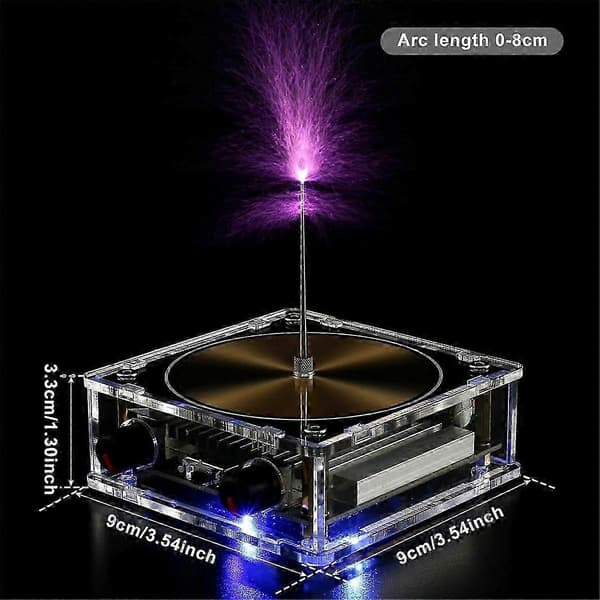 Bluetooth Musik Teslaspole, Kunstig Lynbue Teslaspole Bueplasma, Berørbar Gnistskaber As Shown