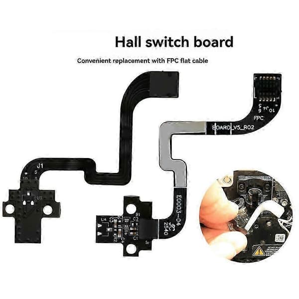 Velegnet til Bambu P1-serien ekstruder filament sensor Hall-switch board P1S P1P 3D-printerdele Black