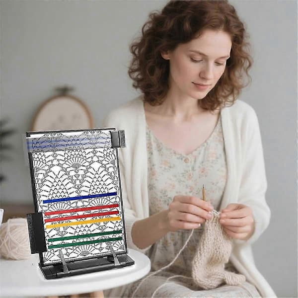 neuleohjeen pidike 6 värikkäällä vaihtomagneetilla Mixed Color