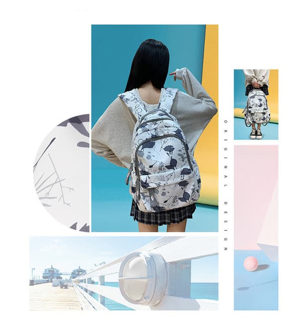 Backpack for School - School Backpack for Girls, 14-inch Laptop Backpack Waterproof Lightweight Daypack for University Bookbag