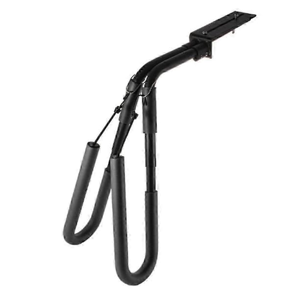 Non-slip Adjustable Angle Motorcycle Surfboard Holder in Aluminum Alloy Black