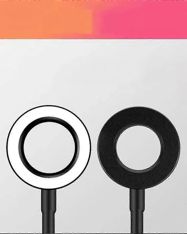 Clip-on LED Selfie Ringlys for telefon
