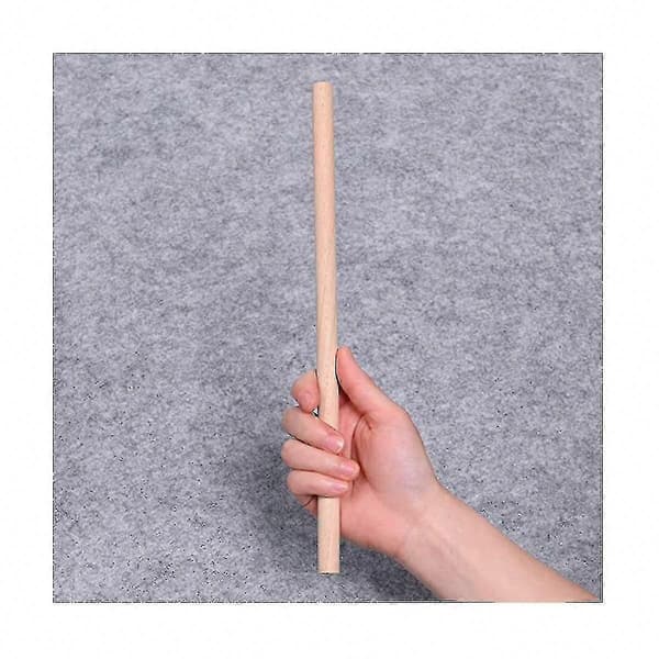 60 stycken rytmpinnar i bulk, trä Lummi-pinnar för musikkklassrum slagverksinstrument --Aiyi