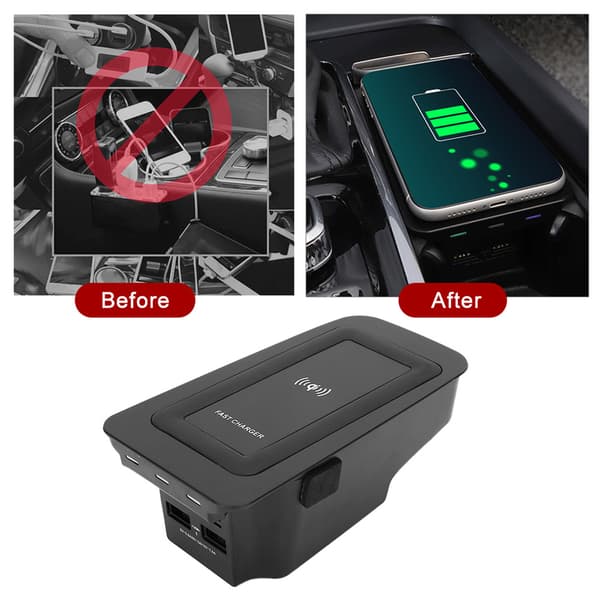 15W Wireless Charging Pad Induction Suitable for S60/V60/XC60/S90/V90/XC90 0.5
