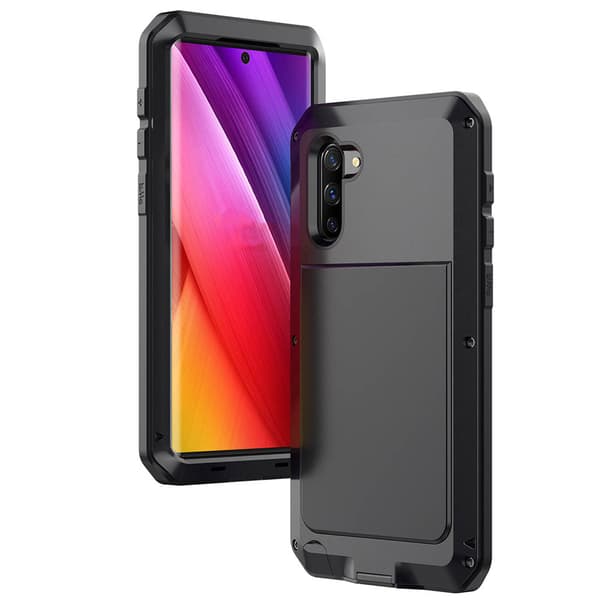 Shock Absorbing (Heavy Duty) Case - Samsung Galaxy Note10 Silver