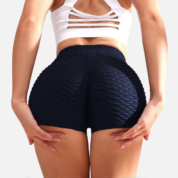 Anti-cellulite damer rynket numseløft Gym Høj talje