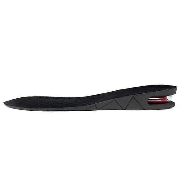 Unisex 3cm 5cm 7cm Eller 9cm Hælhøjde Forøgelse Skolift Indlægssåler (sort) 4 Layer(7.5cm)