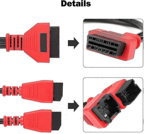 Autel 12+8 MaxiSys Pro Adapterkabel til CHRYSLER MS908P, MS906, MK908P hwy 5 5