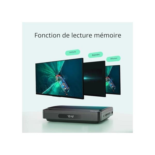 DVD-spiller - YOTON - HDMI 1080P - Ultralett - Støyreduksjon - Multi-format HDMI/USB