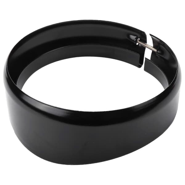 Motorsykkel frontlys trimringer 5,75 tommer frontlys visirstil trimring svart dekor visir trim
