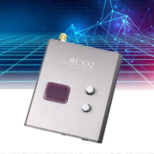 Egnet for FPV-mottaker 5.8Ghz 48Ch Rc832 med antenne for multikopter quadcopter As Shown