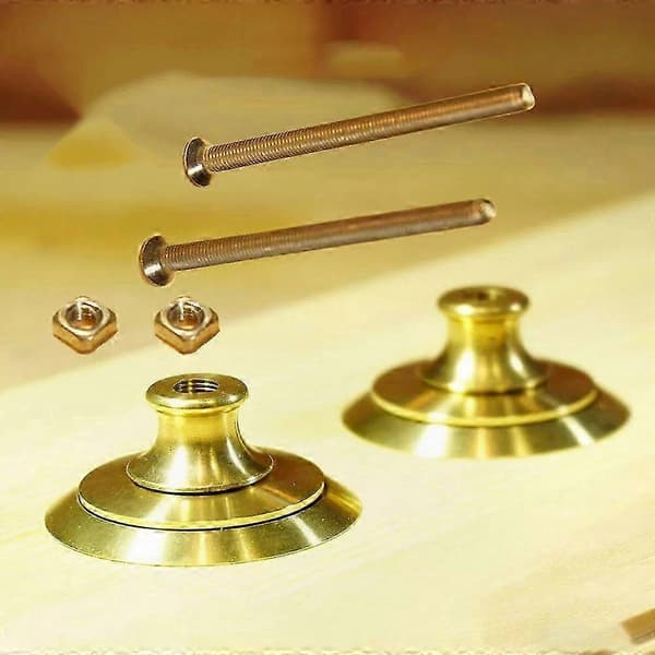 Metallkrigskipmodellutstillingsstativ, 2 stk, 73x28mm, delt design for skalamodeller av skip
