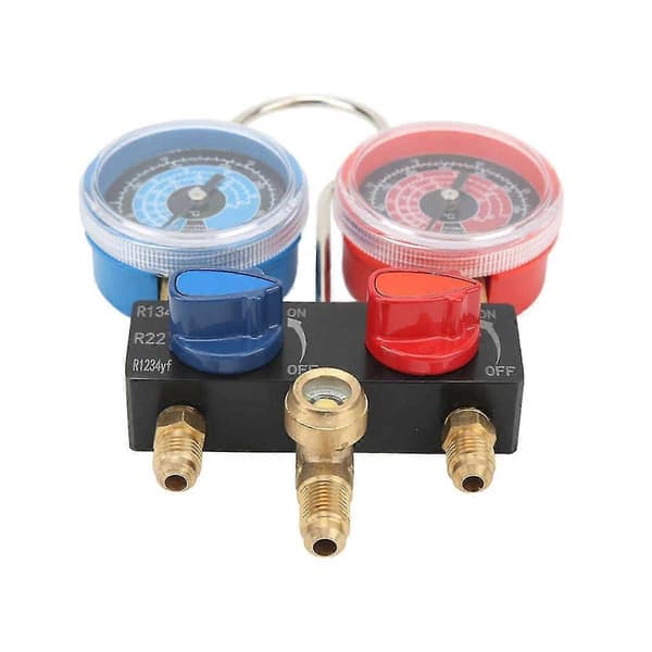 -m01 Kølemiddel Diagnose Manifold Manometer G1/4 Tilstand Manometer Trykmåler Køleværktøj