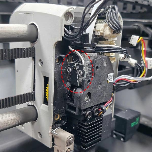 Hall-switch-udskiftning til X1C filament-sensor Hall-switch til X1-serien X1 X1C X1E 3D-printer reservedel Black