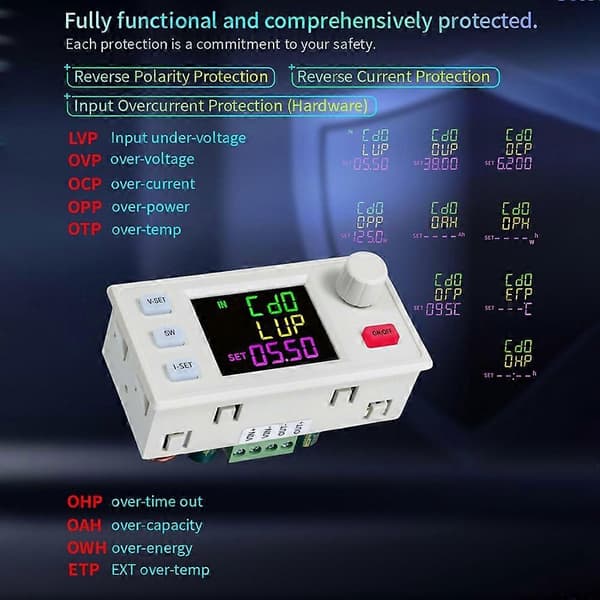 SK180X Step Up/Down Converter +K485X Reguleret Strømforsyning Konstant Spænding Konstant Strøm Solopladningsmodul