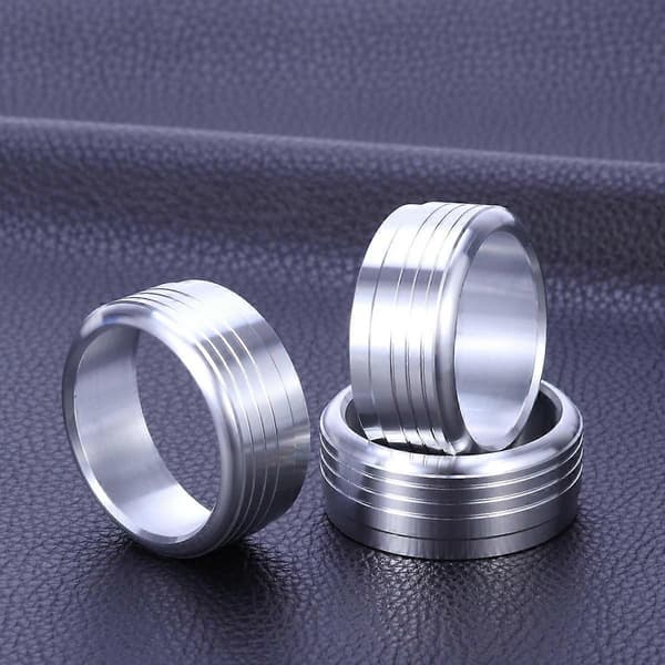 Luftkonditioneringsringskydd Silver Aluminium Klimatvredringar för 3 st Silver