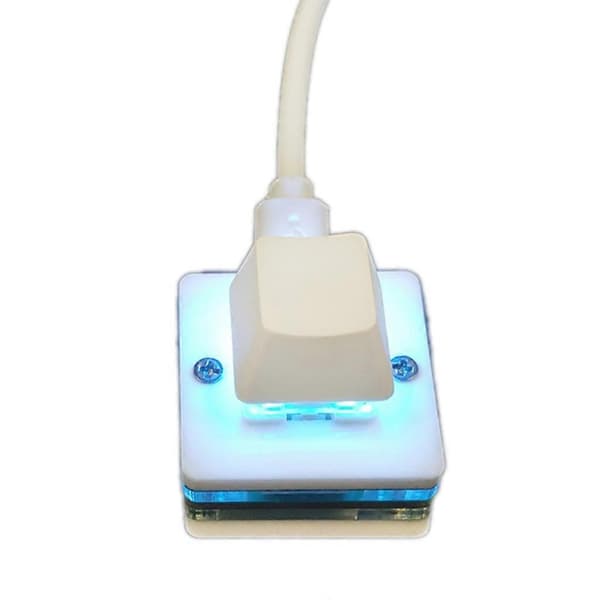 USB-tastatur med enkeltknaps kopier-indsæt programmerbar rød/grøn/te-/hvid kontakt [DB] Green axis