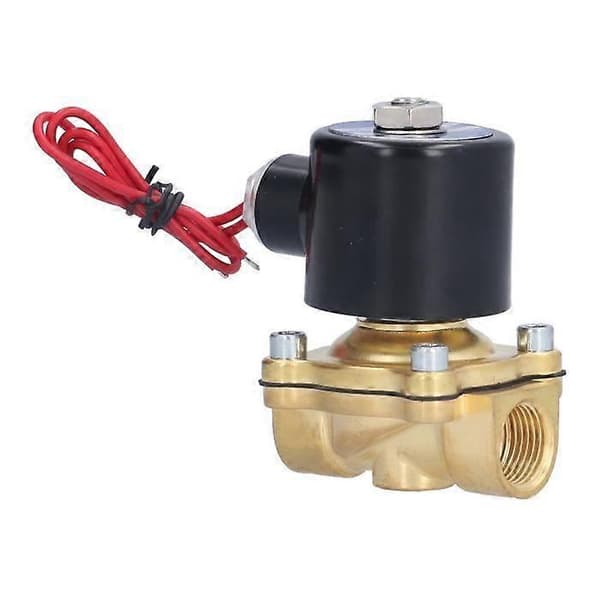 Magnetventil 12V Messing Magnetventil 01.0MPa Trykk 1/2 tomme Tilkobling Membran Elektrisk Magnetventil