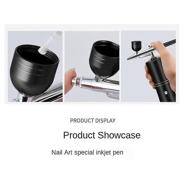 Multifunktionelt trådløst mini-airbrush-sæt spraypen luftkompressorsæt bærbart airbrush-sæt kunstmalingsspraymodel