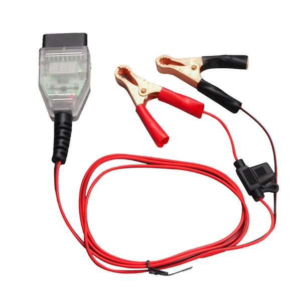 [RM] Memory Saver Connector OBD Battery Leakage Detection Car Diagnostic Tool with 2 Clamps