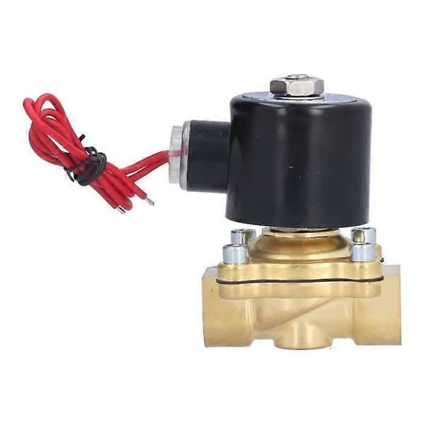 Magnetventil 12V Messing Magnetventil 01.0MPa Trykk 1/2 tomme Tilkobling Membran Elektrisk Magnetventil