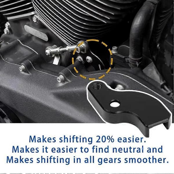 Neutral Gear Shift Assist Gear Shift Linkage Passar för Harley Touring 2018-2025 för Softail Svart Black