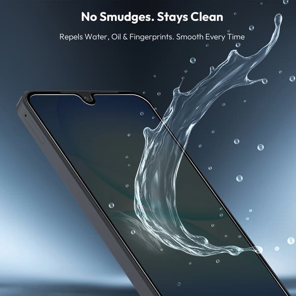 2-Pack Samsung A17 Privacy Screen Protector - Tempered Glass | [Automatic Installation] - Bubble-Free Samsung A17 Privacy