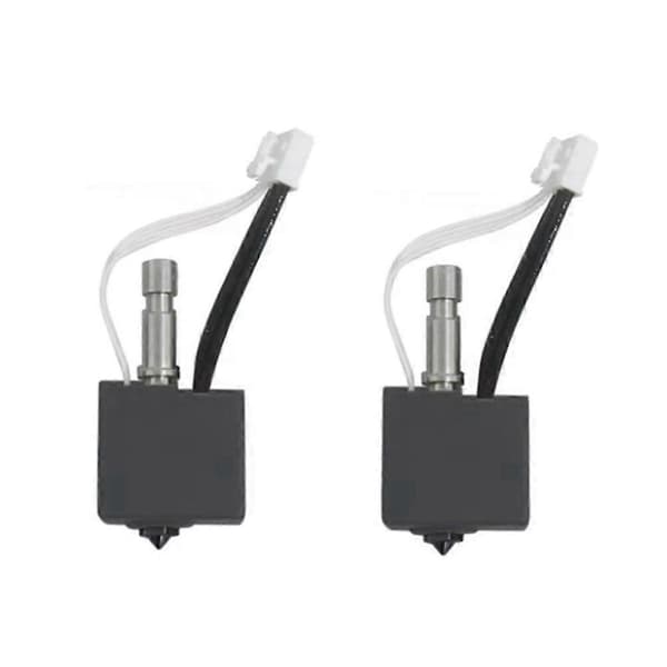 Hærdet stål 0,4 mm dyse Hotend-sæt til Anycubic Kobra S1 3D-printer Hotend samlet ekstruder til Kobra S1 Combo 2 stk.