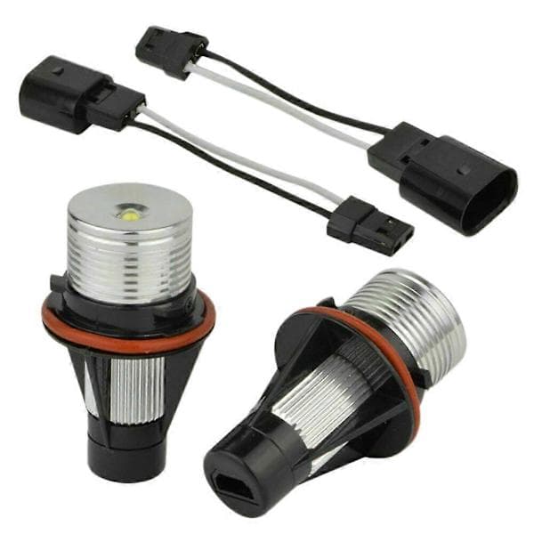 1 par 8000K hvite LED Angel Eye markeringslys for- E39 E53 E60 E63 E64 E66 E87 5 6 7 X3 X