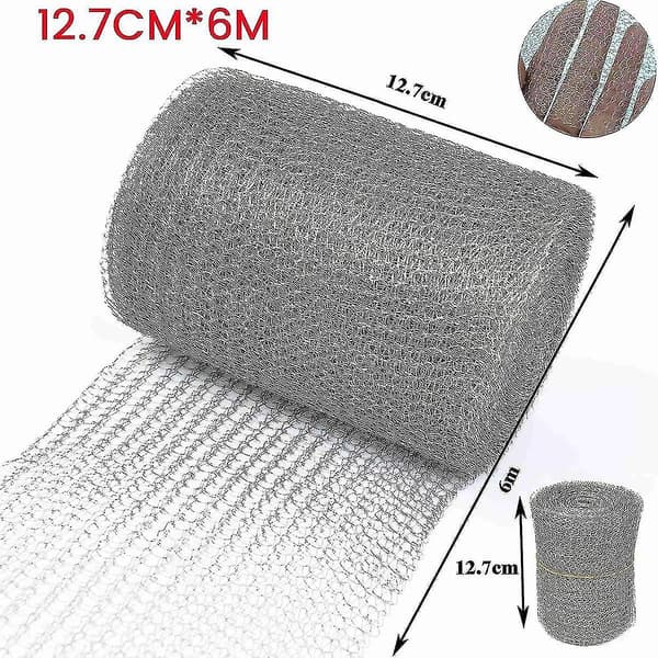 Trådnet Rustfrit Stål 12,7 Cm X 6 M Trådnet Finmasket Rustfrit Stålnet Tætmasket Til Beskyttelse