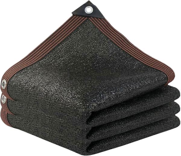 3*3M Sort Anti-UV Netmarkise med Tyller til Drivhus, Have, Terrasse, Baghave