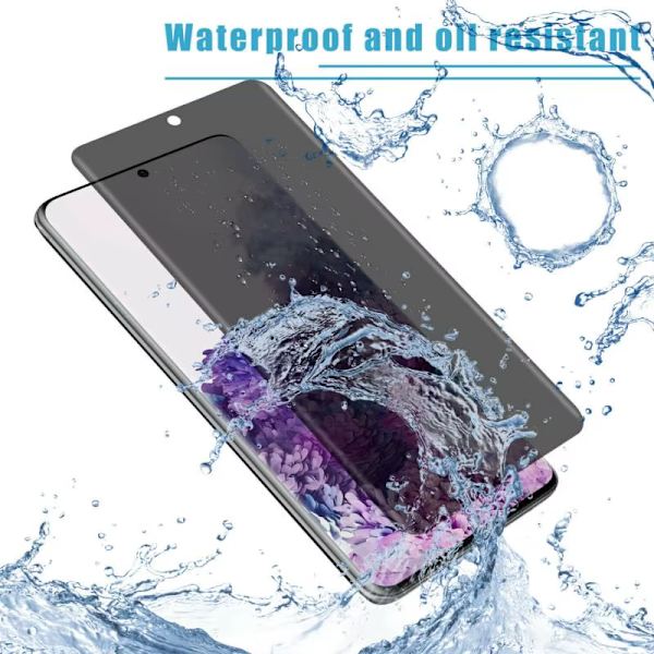 2-PACK - Fingerprint Unlock Privacy Screen Protector Samsung Galaxy S23 5G, Privacy Screen Protector
