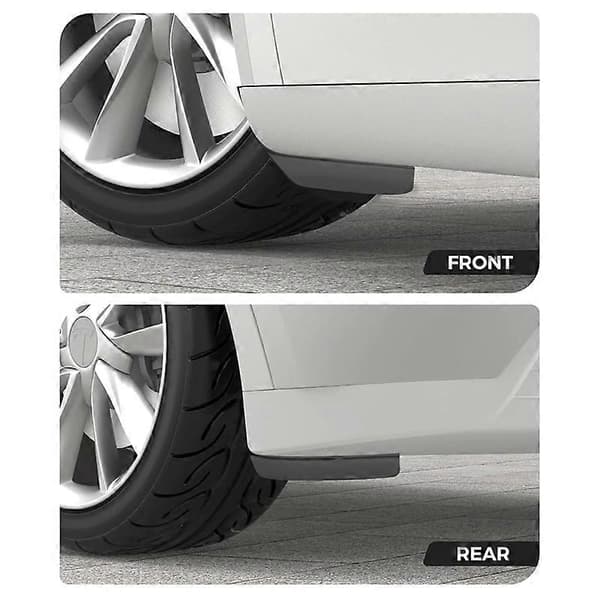 Til Tesla Model 3 2024 4 stk./sæt Bilskærme Stænklapper Modifikationstilbehør Not Specified