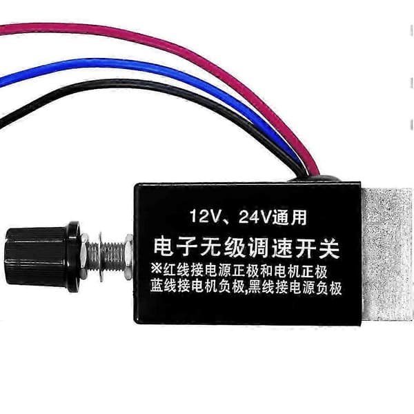 Hastighedsregulatorafbryder til bil lastbil ventilatorvarmer 12V/24V As shown