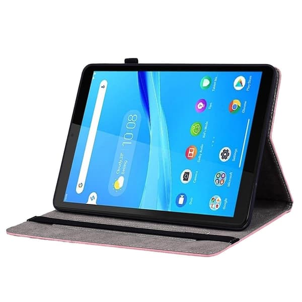 Läderfodral för surfplatta kompatibelt med Lenovo Tab M8 HD Pink