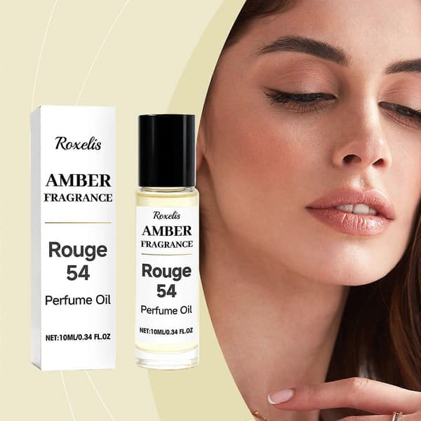 Roxelis Sweet Amber Roll-On: Lett Elegant Bærbar Langvarig Frisk Duft-JK