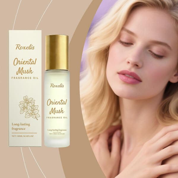Roxelis Oriental Musk: Klassisk Frisk Myk Langvarig Unik Duft for Kvinner-JK