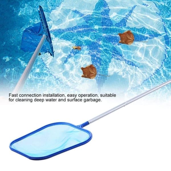 Pool Net/Pool Skimmer/Skimmer with Telescopic Steel Handle - 160 cm Extendable Leaf Skimmer for Pool & Spa | For In-ground and Above-ground Pools