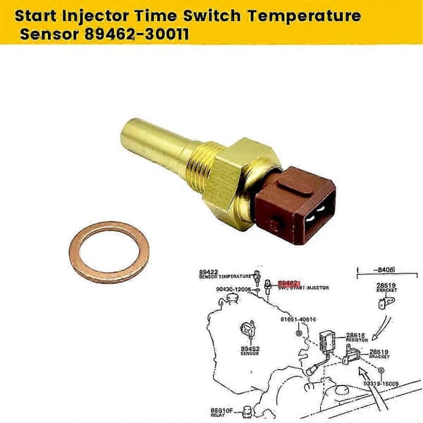 egnet til startinjektor tidsafbryder temperatursensor 89462-30011