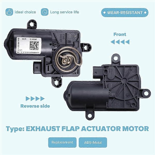 egnet for cla gla gls 2020-2024 bil bakre eksosklaff aktuator motor a2229067403 Black