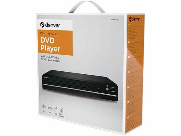 DENVER DVH-7787 DVD-soitin - NTSC, PAL, 4:3, 16:9, Dolby Digital, AVI, JPEG, VCD