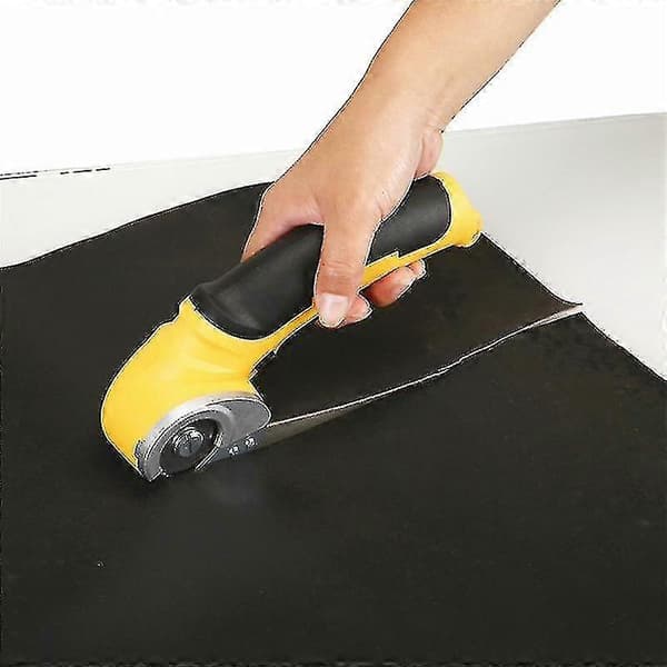 Cordless Electric Scissors Handheld for Fabric Paper Craft Cutting Tool Yellow