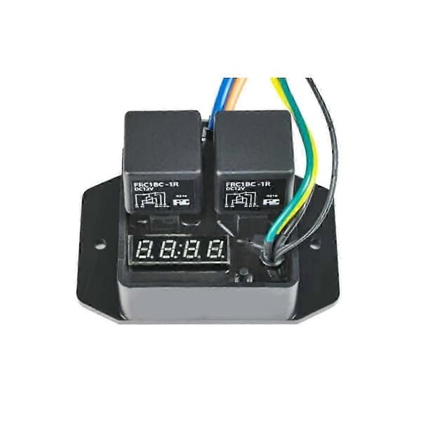0444 Digital Radiatorvifte-kontroller: Justerbart temperaturområde Black