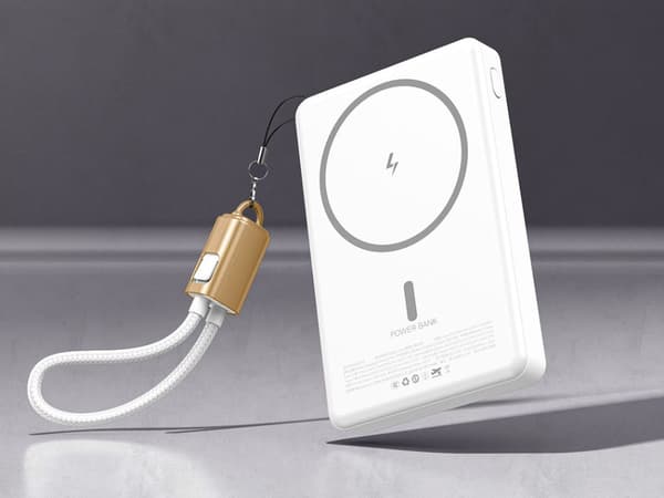 Powerbank wireless fast charging 5000 mAh USB-C lightning 20W 220