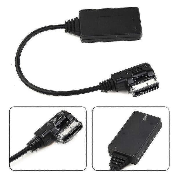 For A5 A6 A8 Q7 Ami Mmi Bluetooth Music Interface Aux-lydkabeladapter Ny(svart)(1 stk)